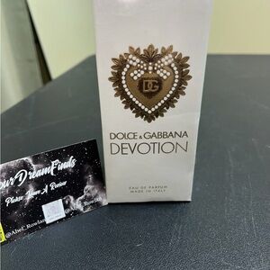 Dolce & Gabbana Fragrance Box with Orange and White Accents